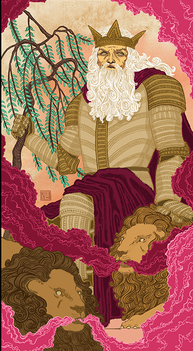 king of wands   tarot card